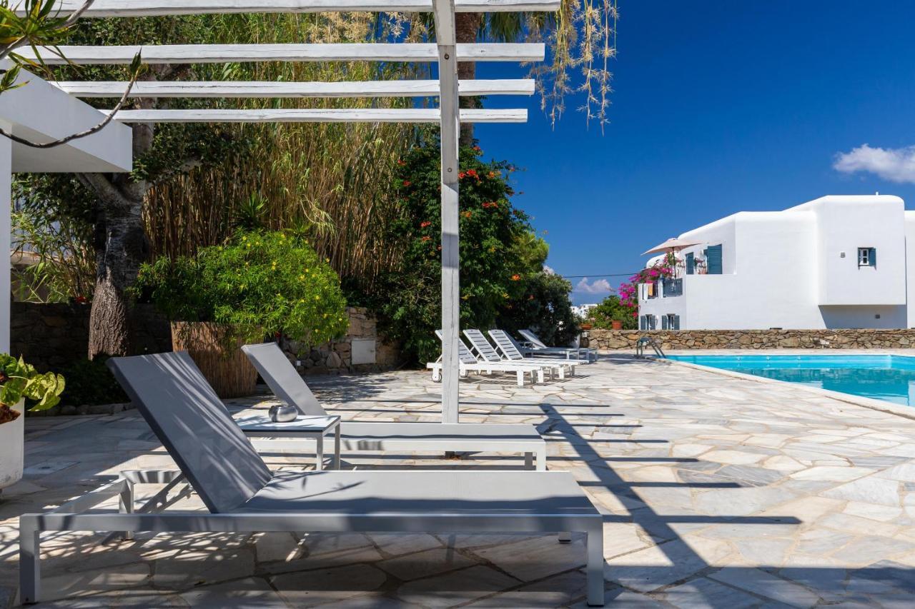 Callisti Mykonos Town With Pool View And Calypso Upper Floor With Sea View Exterior foto