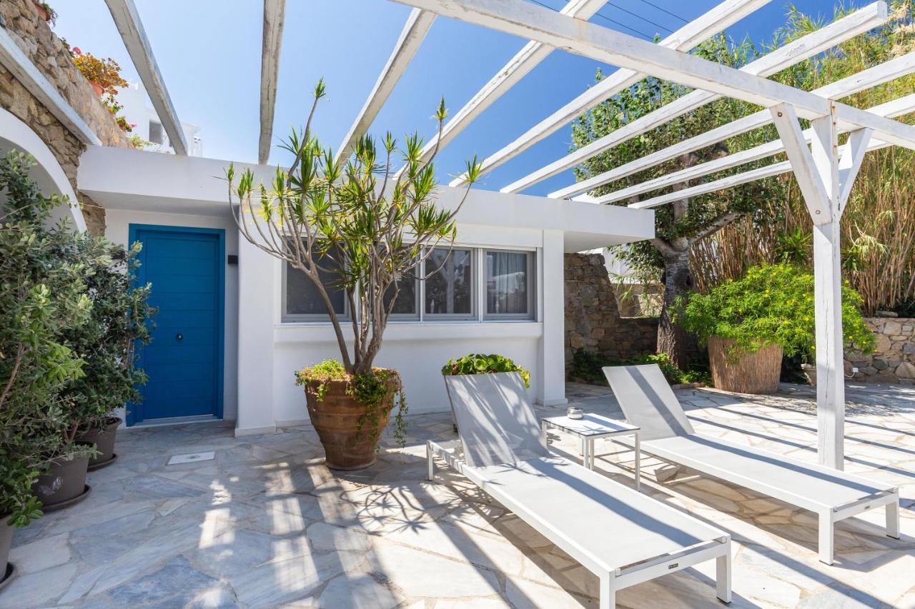 Callisti Mykonos Town With Pool View And Calypso Upper Floor With Sea View Exterior foto