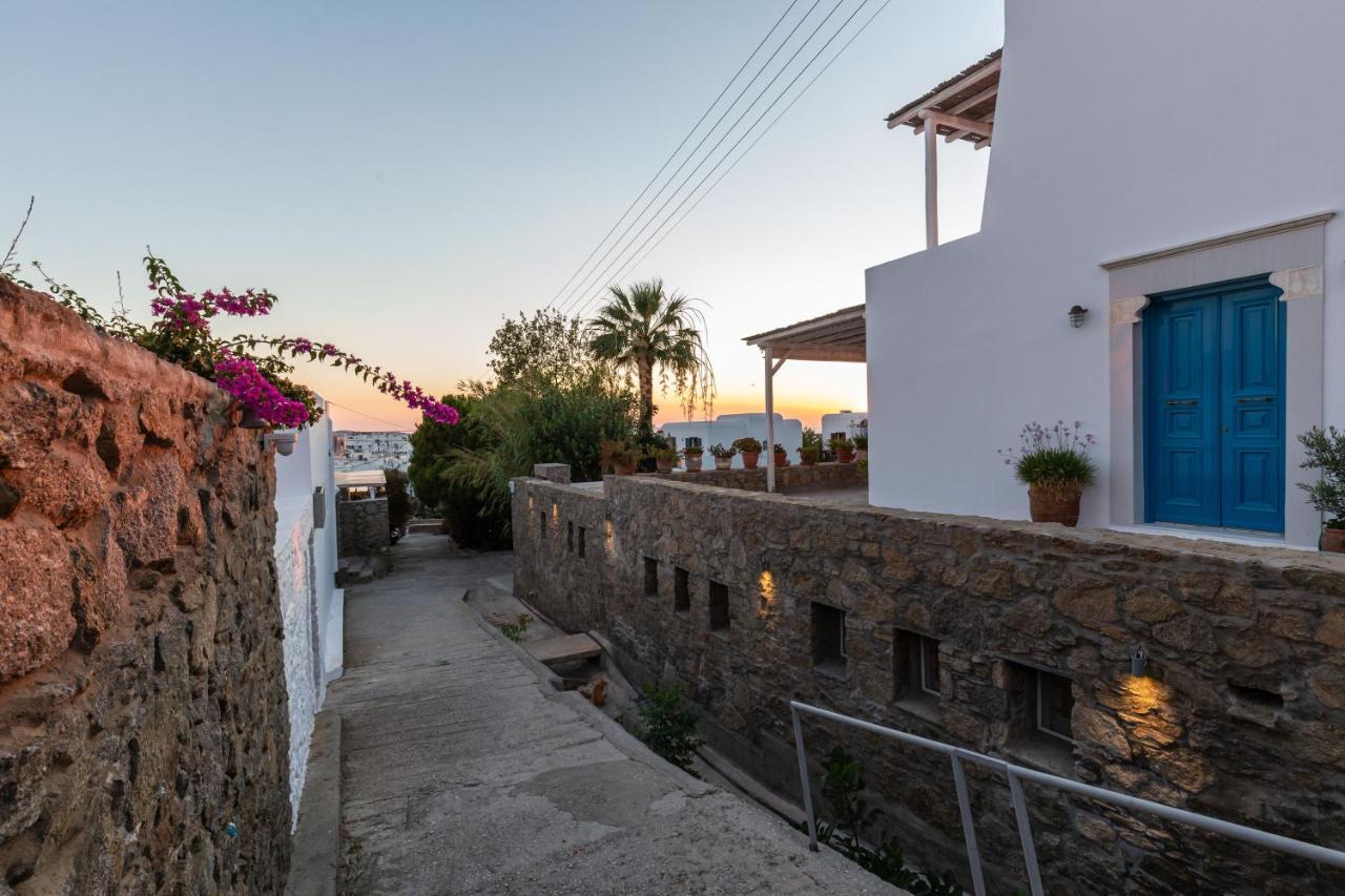 Callisti Mykonos Town With Pool View And Calypso Upper Floor With Sea View Exterior foto