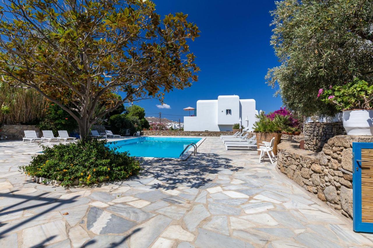 Callisti Mykonos Town With Pool View And Calypso Upper Floor With Sea View Exterior foto