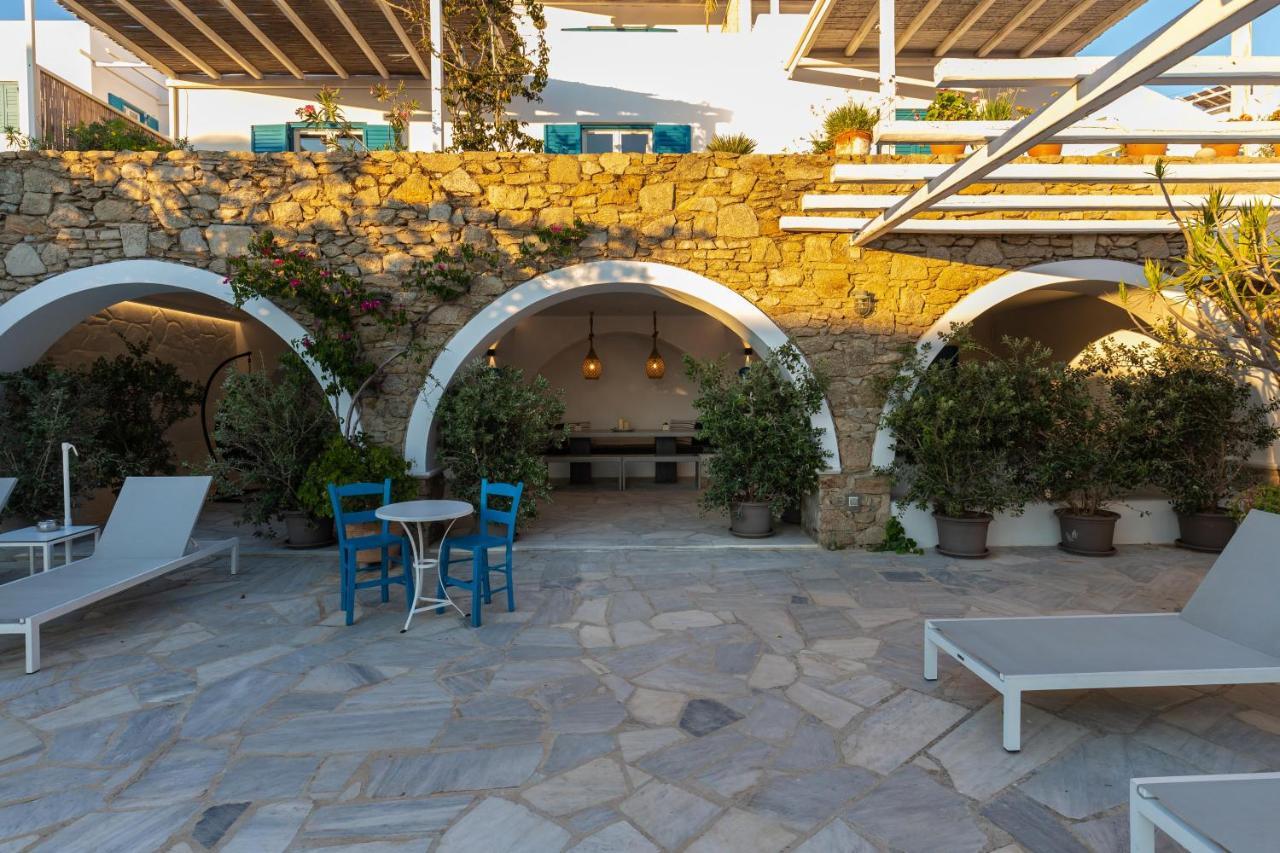 Callisti Mykonos Town With Pool View And Calypso Upper Floor With Sea View Exterior foto