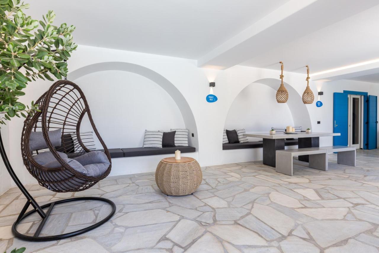 Callisti Mykonos Town With Pool View And Calypso Upper Floor With Sea View Exterior foto